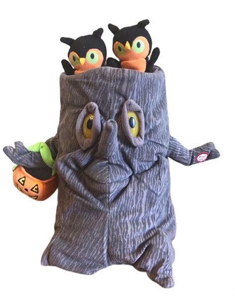 Spooky owl witch plush
